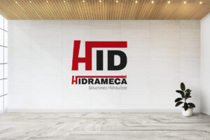 Logo design for a mechanized hydraulics company.